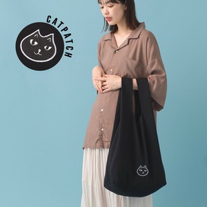 ねこちゃんワッペン トートバッグ 縦型 にゃんふかや 【2025年新作】