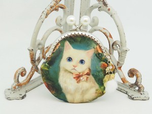 「ラグドール子猫♡」がま口ポーチ・コインケース（口金8.5センチ）