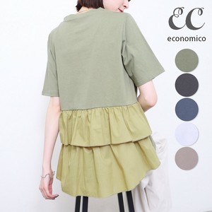 2025SS 裾変形Tシャツ トップス　 2025新作　Economico
