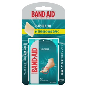 バンドエイド 外反母趾用レギュラーサイズ 4枚入 292738