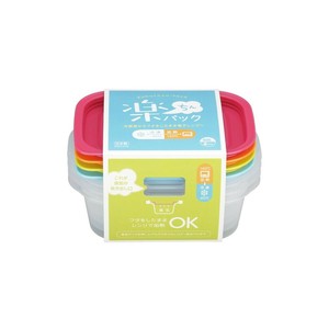 イノマタ化学 楽ちんパック 角型 400ml 4色組 9801