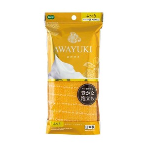 オーエ あわゆき ナイロンタオル ふつう オレンジ 61504