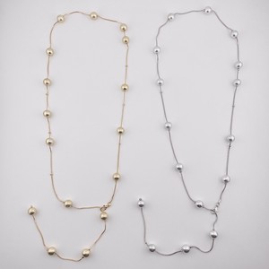 つぶつぶ　ロング　ネックレス　アクセサリーミセス　即納