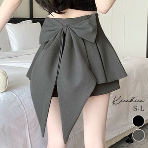 パンツ《バックリボンプリーツスカートパンツ 全2色 3サイズ》