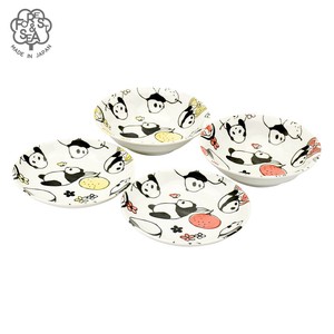 Main Plate Porcelain Ceramic Panda Made in Japan