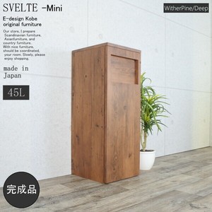 ゴミ箱　45リットル　スベルトミニ【SVELTE-Mini】　ウィザーパイン/ディープ