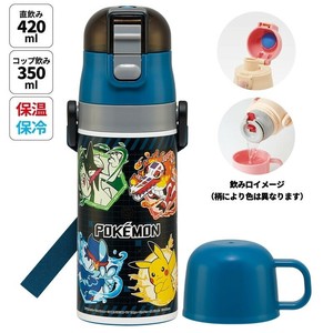 Pokemon Water Bottle Skater 2-way