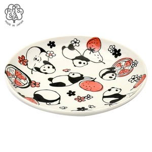 Main Plate single item Porcelain Ceramic Panda Made in Japan
