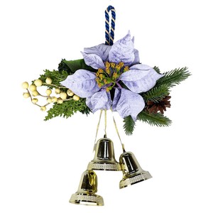 クリスマススワッグ クリスマスリース 装飾 パープル