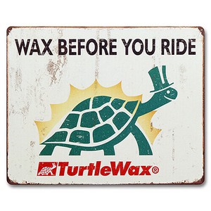 【サイン】ティン サイン TURTLE WAX WAX BEFORE YOU RIDE CA-MS-299815