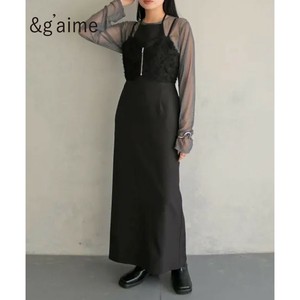 &g'aime Pre-order Casual Dress Layered dress [A/W NEW]