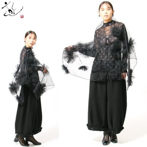 预购 丝巾 新商品 2025年 花朵 透视