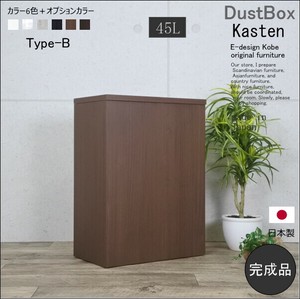 ゴミ箱 45リットル 45L kasten カステン タイプB ウォールナットダーク