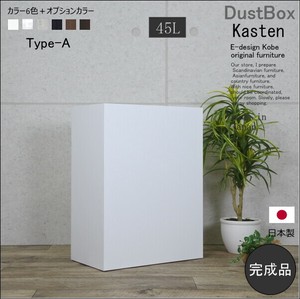 ゴミ箱 45リットル 45L kasten カステン タイプA ホワイト鏡面