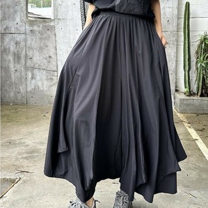 u28690レディース ボトムス ワイドパンツ キュロット ハイウエスト 韓国風 2025夏秋新作