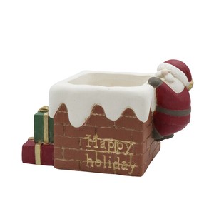 9月入荷【カルナック】　ノエルポット25-Eサンタ/ギフト