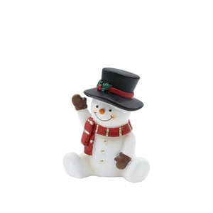 8月入荷　【カルナック】　ノエルレジンオーナメント25-Aスノーマン/ハット
