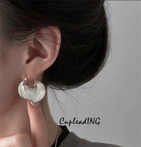 ＜SALE＞激安セール スパイラル模様 ヴィンテージピアス エクストララージフープ