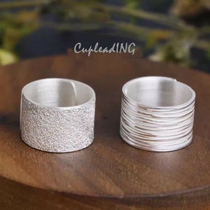 ≪予約商品≫激安セール【手作り】カップルリング ワイド幅 人差し指用 太めデザイン 指輪