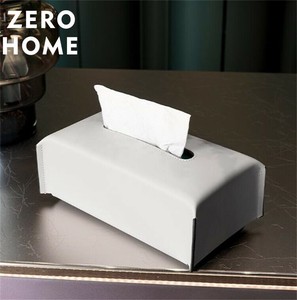 ナチュラルテイスト 革 ティッシュボックス リビング テーブル シンプル