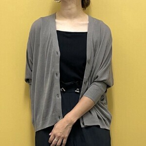 接触冷感UVドルマンVカーディガン【2025AW新作】　レディース　レディースカーディガン　接触冷感