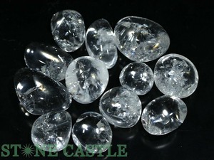 ☆一点物☆【置き石】タンブル型 レインボー水晶 約200gパック No.19 【天然石 パワーストーン】