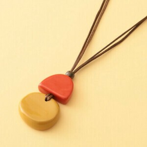 レジン 2トップネックレス A25WPN023OR