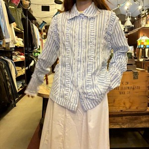 Button Shirt/Blouse Stripe