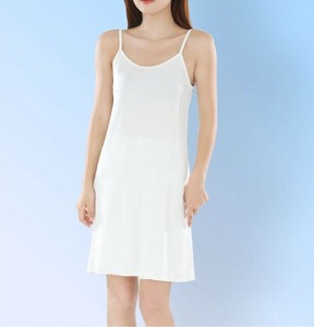 ワンピース サスペンダー  【着丈78CM】 無地 快適 レディース ファッション MBQ2614