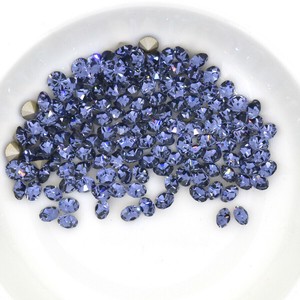 ラインストーン Vカット プレシオサ【タンザナイト DF】／アクセサリーパーツ／ネイルパーツ