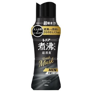 レノア煮沸レベル消臭抗菌ビーズMEN　清潔感あふれるムスクの香り　本体 420ml 【洗濯用品】
