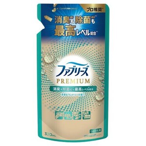 ファブリーズW除菌＋消臭プレミアム　清潔なランドリーの香り　つめかえ 320ml 【エアケア製品 消臭剤】
