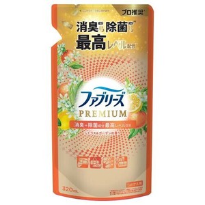 ファブリーズW除菌＋消臭プレミアム　シトラス＆ガーデンの香り　つめかえ 320ml 【エアケア製品 消臭剤】