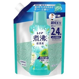 レノア煮沸レベル消臭抗菌ビーズ　フレッシュグリーンの香り　詰替　特大 1040ml