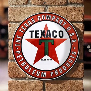【サイン】ドーム サイン TEXACO PETROLEUM CA-MS-516441