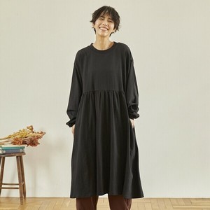 Sweatshirt Gathered Dress
