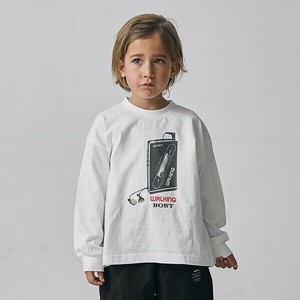 【25FW新作】WALKINGBOST L/S Tシャツ　カジュアル　ロンT　兄弟おそろい　むすこーで　むすめこーで