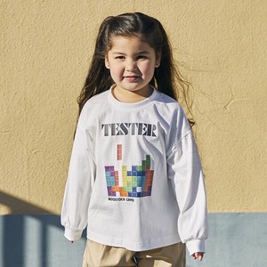【25FW新作】TESTER L/S Tシャツ　カジュアル　ロンT　兄弟おそろい　リンクコーデ　親子コーデ