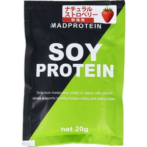 ※MADPROTEIN ソイプロテイン ナチュラルストロベリー 20g