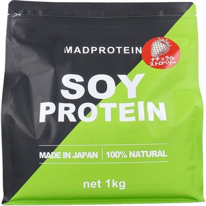 ※MADPROTEIN ソイプロテイン ナチュラルストロベリー 1kg