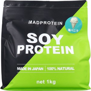 ※MADPROTEIN ソイプロテイン 塩バニラ 1kg