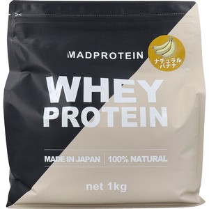 ※MADPROTEIN ホエイプロテイン ナチュラルバナナ 1kg