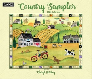 アメリカ　ラング社　2026年　壁掛けカレンダー　COUNTRY SAMPLER