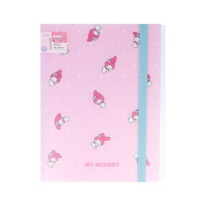 【ポケットファイル】マイメロディ＆クロミ ゴムバンド付クリアファイル5P＋F A4 New Life Collection