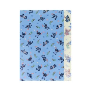 【ポケットファイル】リロ＆スティッチ ダイカットクリアファイル5P チラシ