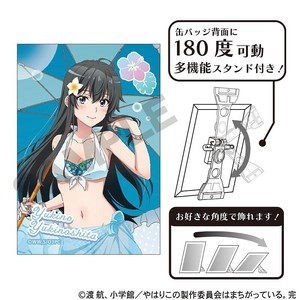 ■2025AW　先行予約■　やはり俺の青春ラブコメはまちがっている。完　アート缶バッジ　雪ノ下 雪乃