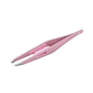 貝印 ズレずにつかむ毛抜き ピンク KQ3214