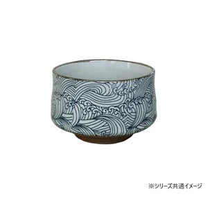 清風 せいふう 荒波 抹茶碗(簡易箱) MW88-G01K