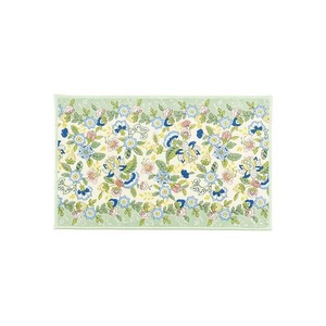 川島織物セルコン ミントン ハドンミニブーケ バスマット 50X80cm FT1233 G グリーン