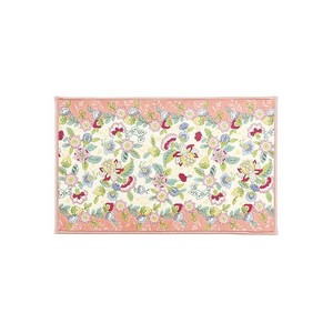 川島織物セルコン ミントン ハドンミニブーケ バスマット 50X80cm FT1233 P ピンク